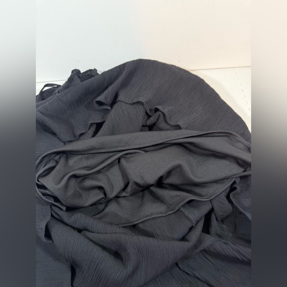 Charlotte Russe Womens Sz Medium Maxi Dress Black - Picture 16 of 16